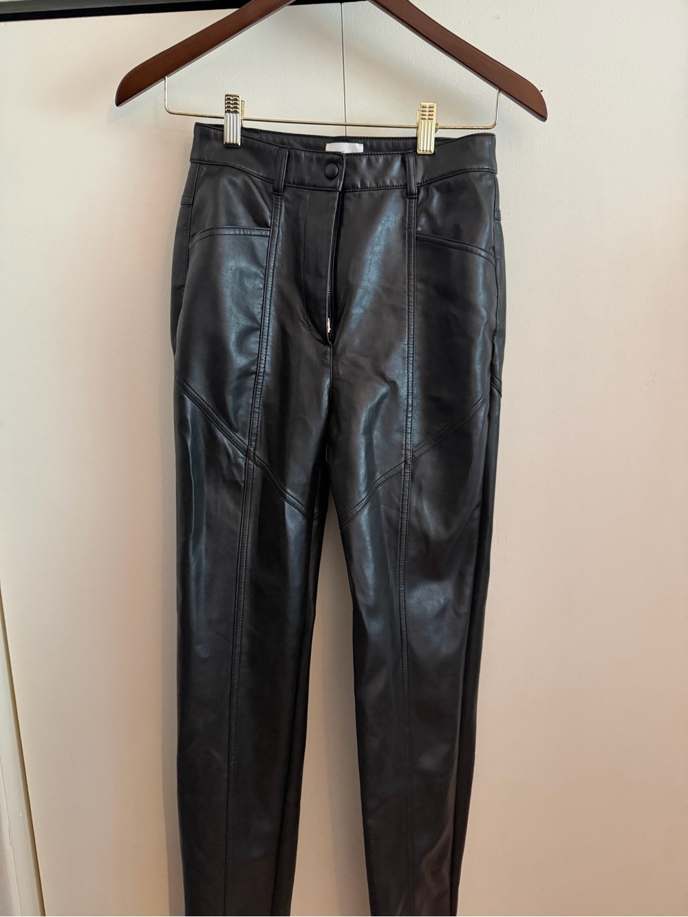 Wilfred Rebel Pant in Black Vegan Leather